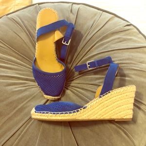 Blue Espadrilles W sz 9.5 Franco Sarto
